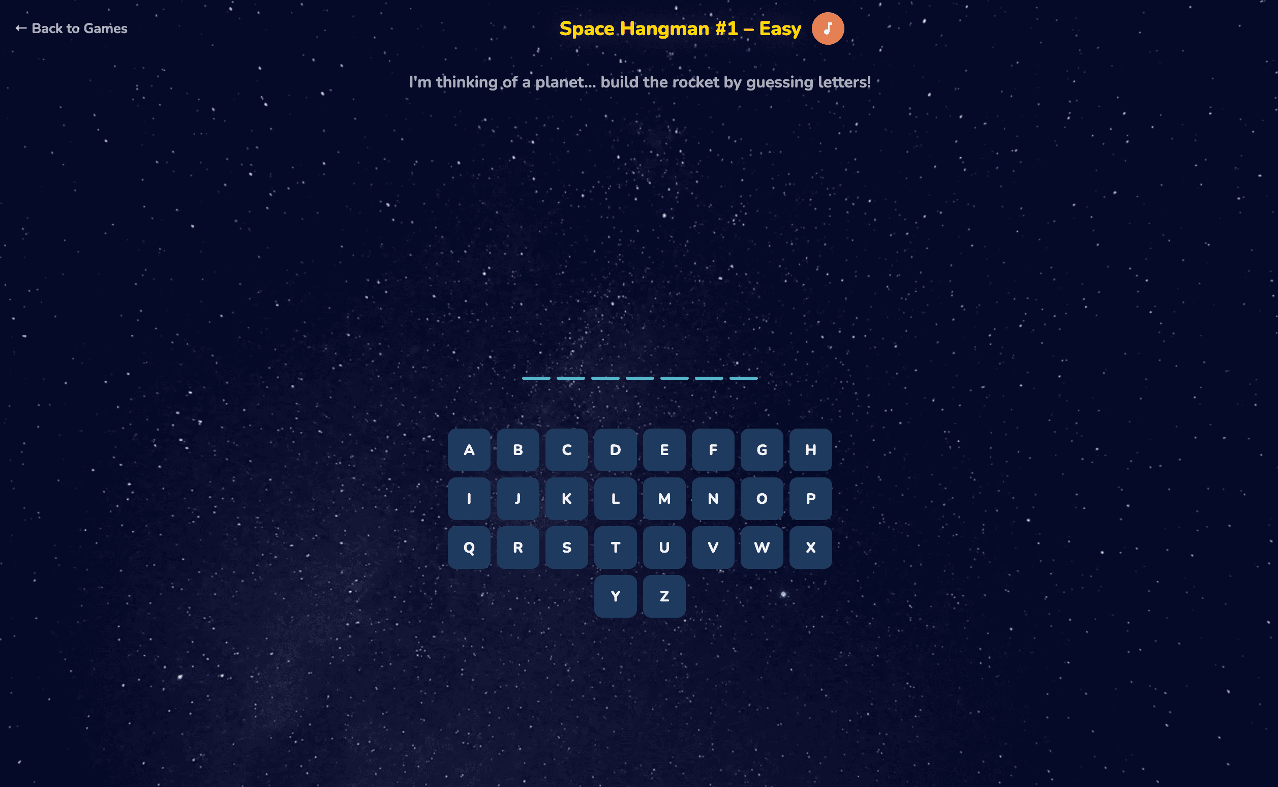 Space Hangman