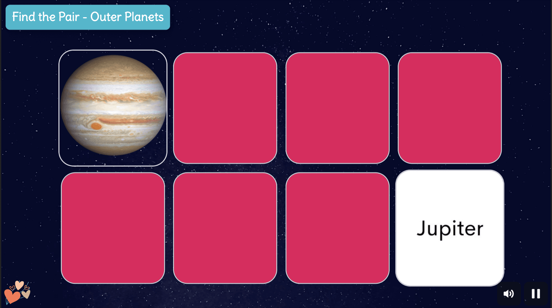 Find the Pair – Outer Planets