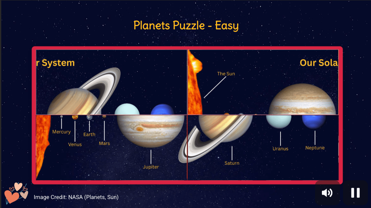 Planets Puzzle