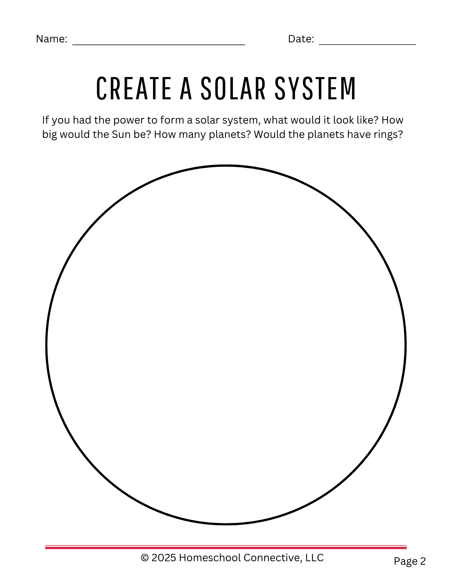 Create a Solar System