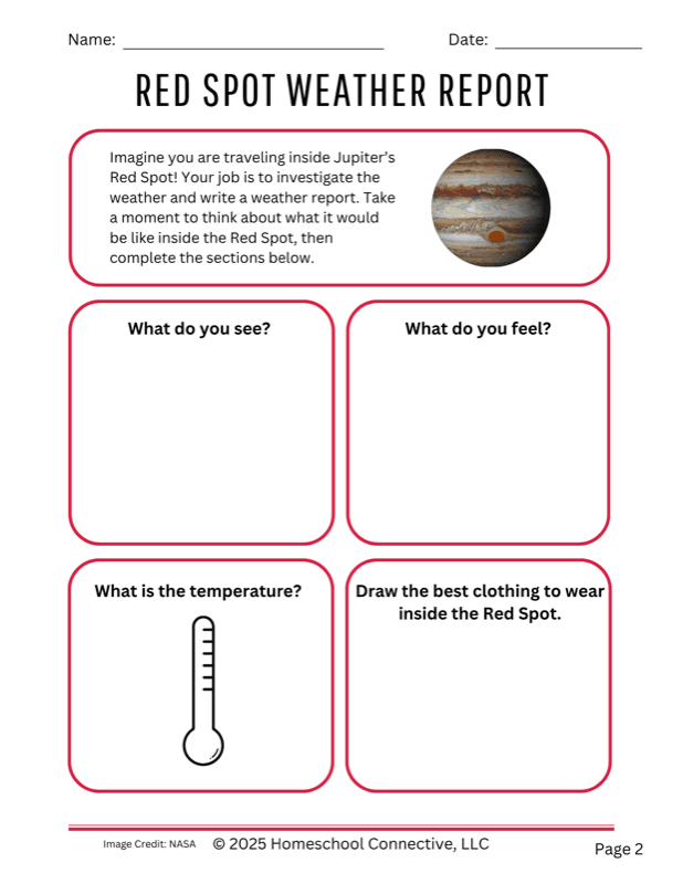 Red Spot Weather Report