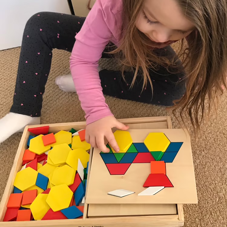 Small Connective Block Patterns Resources Match Quiz — Homeschool Connective